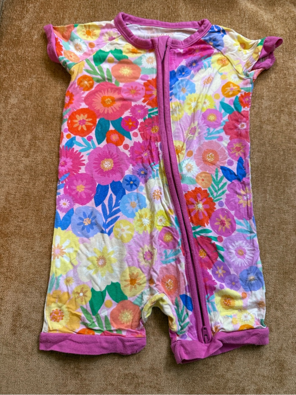 Little Sleepies Rainbow Blooms Shorty